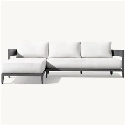 धातु आउटडोर अनुभागीय सोफे