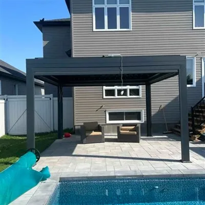 पाउडर लेपित एल्यूमीनियम पेर्गोला