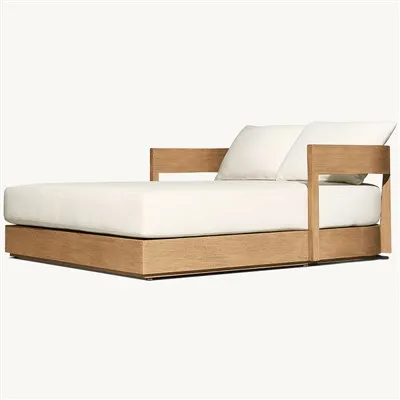 टीक डबल लाउंजर