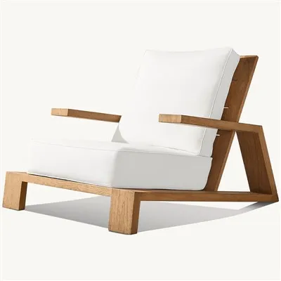 सागौन आँगन लाउंज कुर्सियाँ